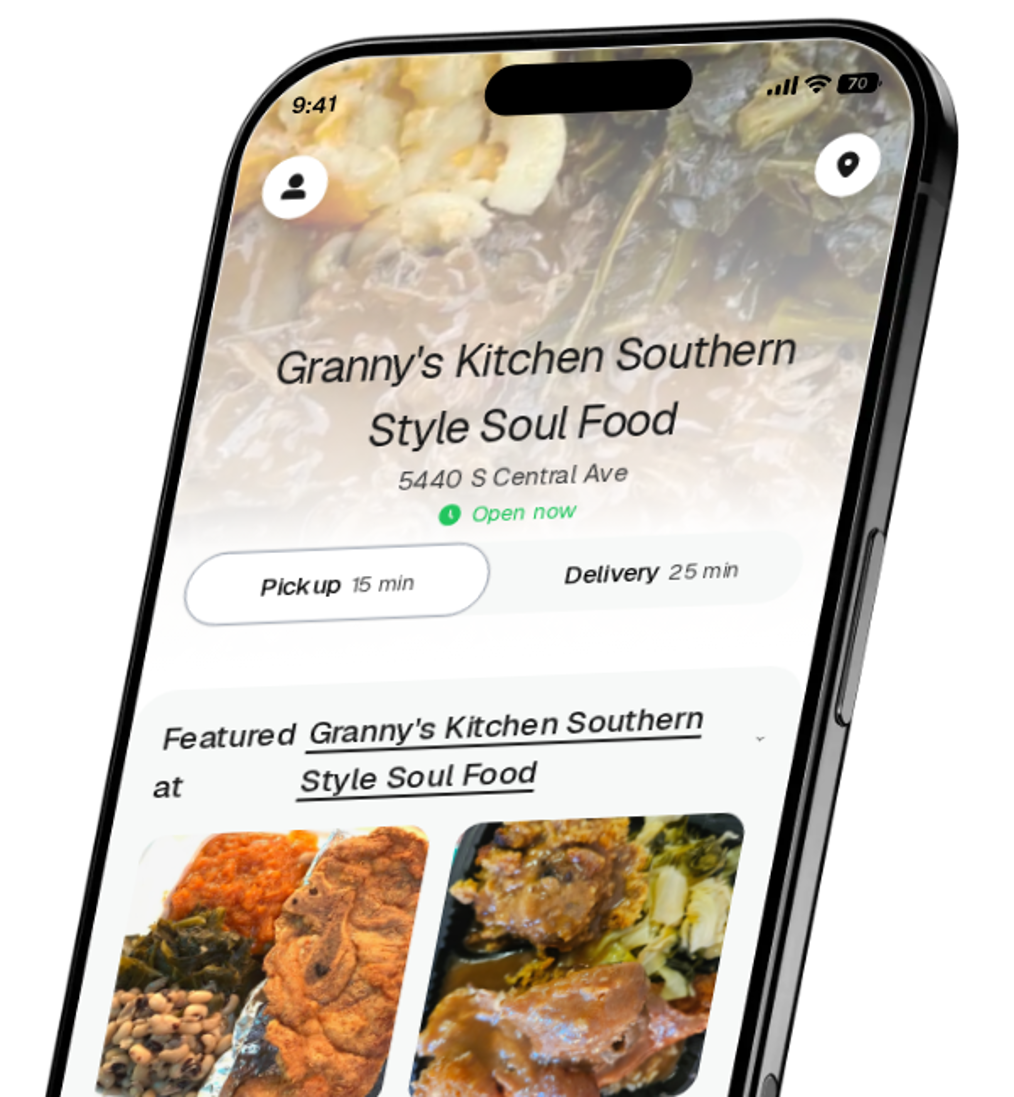Granny's Kitchen Southern Style Soul Food app preview