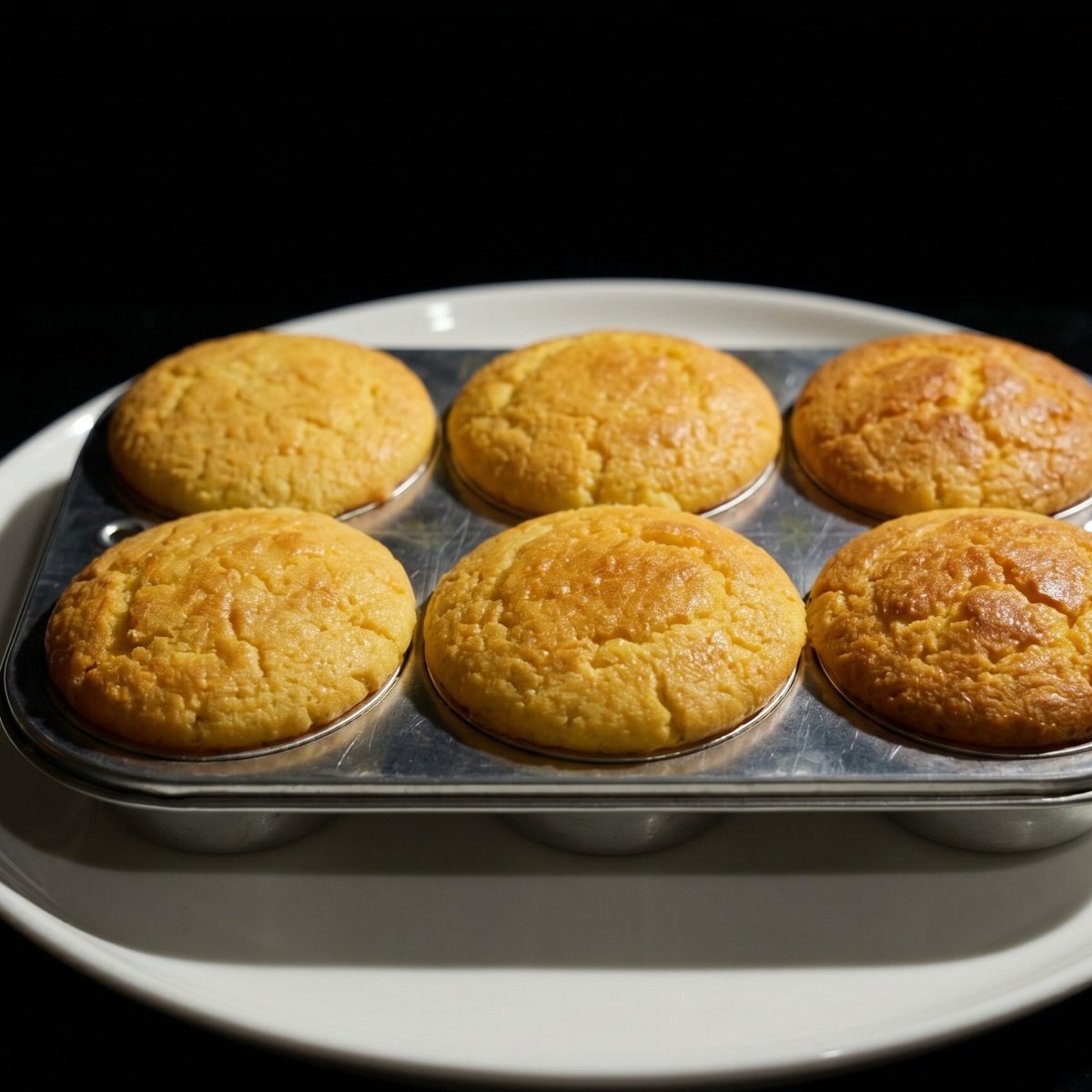 3 honey butter corn bread muffin