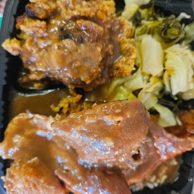 Smothered Turkey Chop.