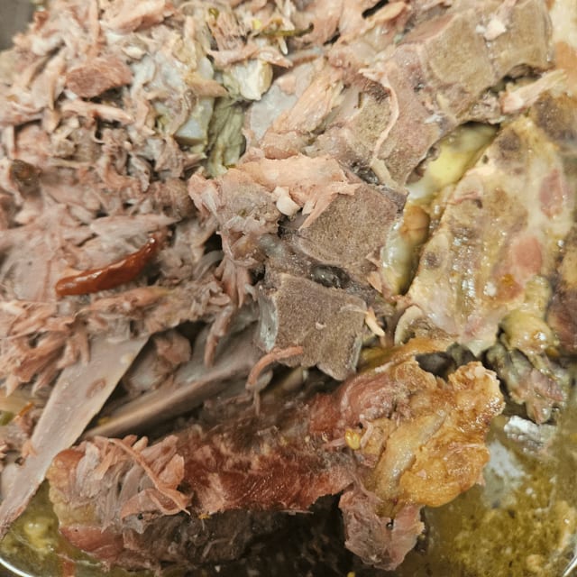 Neck Bone w/ Rice.