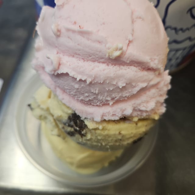 Ice cream triple.
