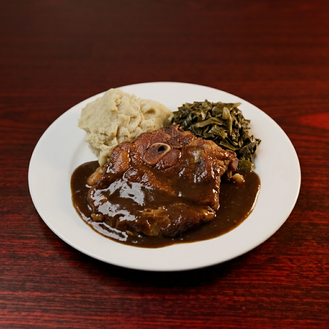 Smothered Pork Chop.